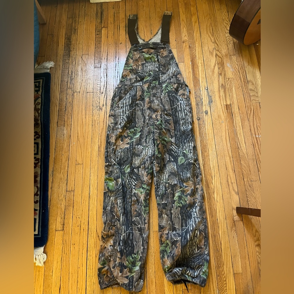 Vintage camo overalls